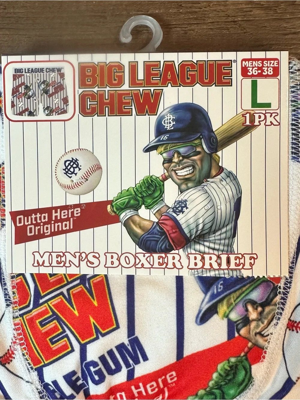 Big League Chew  & White Castle Mens Boxer Brief Size Large (36-38) NEW